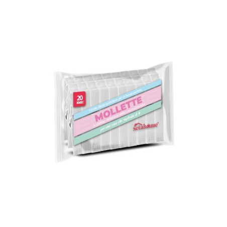 MOLLETTE BUCATO PLAS. BIANCHE 20PZ EAN 8054794039151 INGROSSO MOLLETTE PER STENDINI