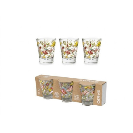 BICCHIERE DA CAFFE' CC.85 3PZ EAN 8058487029665 INGROSSO BICCHIERI PER CASA