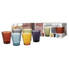BICCHIERE GROOVE RHYTHM 6PZ MISE EAN 8027458227089 INGROSSO BICCHIERI PER CASA