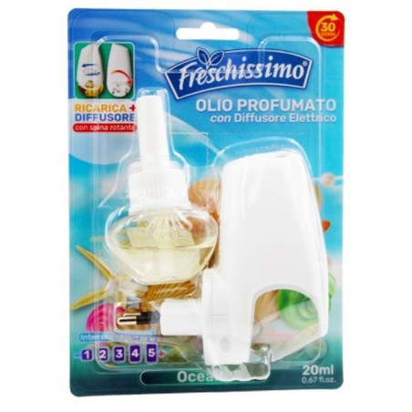 DIFFUSORE ELETTRICO C/RIC. OCEANO EAN 8011690489558 INGROSSO PROFUMATORI AMBIENTE