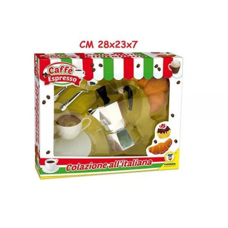 CAFFE' ESPRESSO ALL'ITALIANA CON MOKA EAN 8017967655145 INGROSSO GIOCHI DI CUCINA