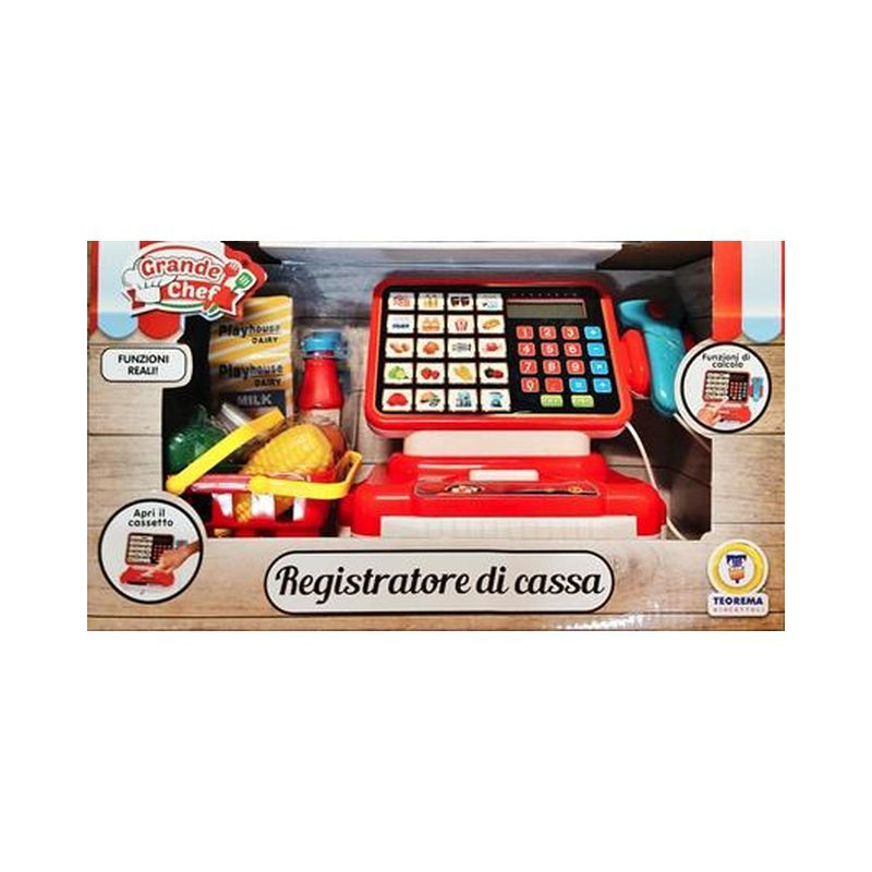 REGISTRATORE DI CASSA FUNZ. REALI EAN 8017967804918 INGROSSO GIOCATTOLI PER EDICOLA REGISTRATORE DI CASSA FUNZ. REALI EAN 8017967804918 INGROSSO GIOCATTOLI PER EDICOLA