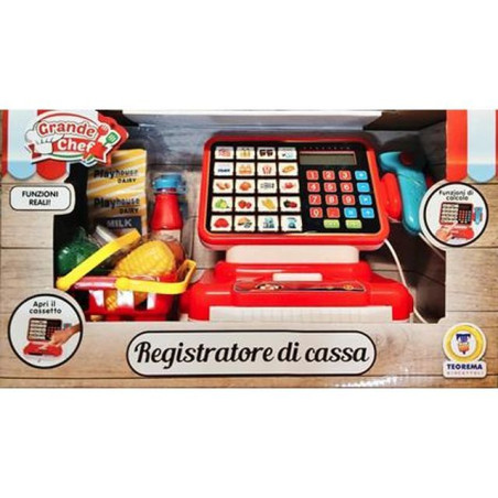 REGISTRATORE DI CASSA FUNZ. REALI EAN 8017967804918 INGROSSO GIOCATTOLI PER EDICOLA