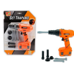 SET TRAPANO CON ACCESSORI EAN 8017967805366 INGROSSO GIOCHI DA EDICOLA