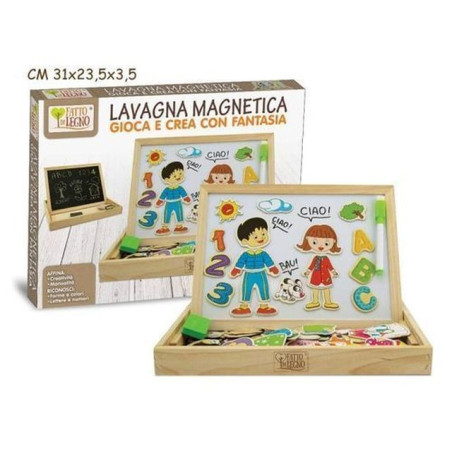 FATTO DI LEGNO - LAVAGNA MAGNETICA DOUBL EAN 8017967405481 INGROSSO GIOCHI IN LEGNO