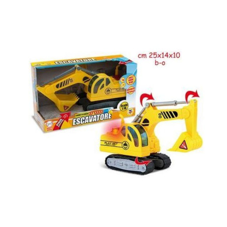 ESCAVATORE ARTICOLATO LUCI E SUONI EAN 8017967641346 INGROSSO MODELLINI AUTO LUCI E SUONI
