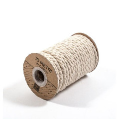 BOBINA CORDA 10METRI D.5MM IN BOBINA EAN 8056001012292 INGROSSO CORDE E FASCETTE