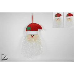 DIETROPORTA VISO BABBO NATALE 50CM 2ASS. EAN 8033113756252 INGROSSO APPENDINI NATALIZI