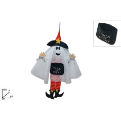 APPENDINO FANTASMINO 100 CM EAN 8053482250977 INGROSSO APPENDINI NATALIZI