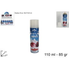 BOMBOLETTA NEVE DECORAZ. FINESTRE 110ML EAN 8053482321448 INGROSSO BOMBOLETTE SPRAY NATALIZIE