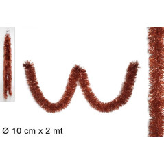 FILO ADDOBBO ROSA ANTICO 10CM X 2MT EAN 8033113781292 INGROSSO GHIRLANDE NATALIZIE