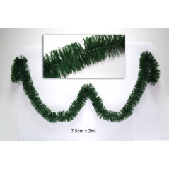 FILO ADDOBBO VERDE 7.5 CM X 2 MT EAN 8033113135262 INGROSSO GHIRLANDE NATALIZIE