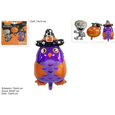 PALLONE ELIO HALLOWEEN 3 ASS. EAN 8053482193434 INGROSSO DECORAZIONI HALLOWEEN