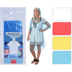 PONCHO ADULTI CM127X203 4ASS EAN 8711295090370 INGROSSO MANTELLE PIOGGIA