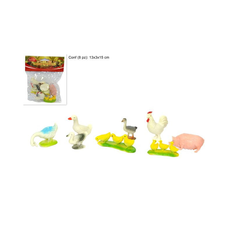 ANIMALI CORTILE ASS. 8PZ EAN 8033113050534 INGROSSO PERSONAGGI PER IL PRESEPE ANIMALI CORTILE ASS. 8PZ EAN 8033113050534 INGROSSO PERSONAGGI PER IL PRESEPE
