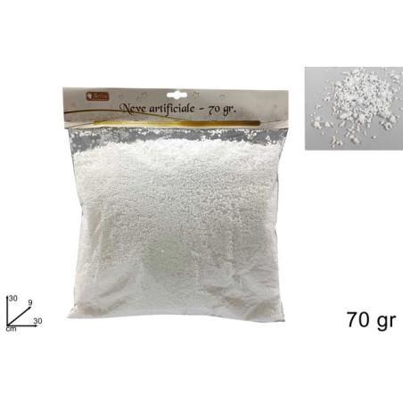 BUSTA NEVE MEDIA GR.70 EAN 8033113458255 INGROSSO ACCESSORI PER IL PRESEPE