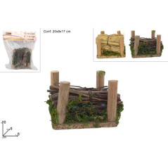 CATASTA LEGNA MOV. EAN 8027501659133 INGROSSO ACCESSORI PER IL PRESEPE