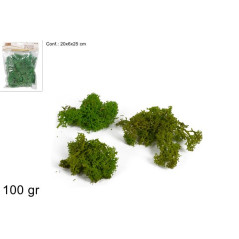 LICHENE IN BUSTA 100GR EAN 8053482260044 INGROSSO ACCESSORI PER IL PRESEPE