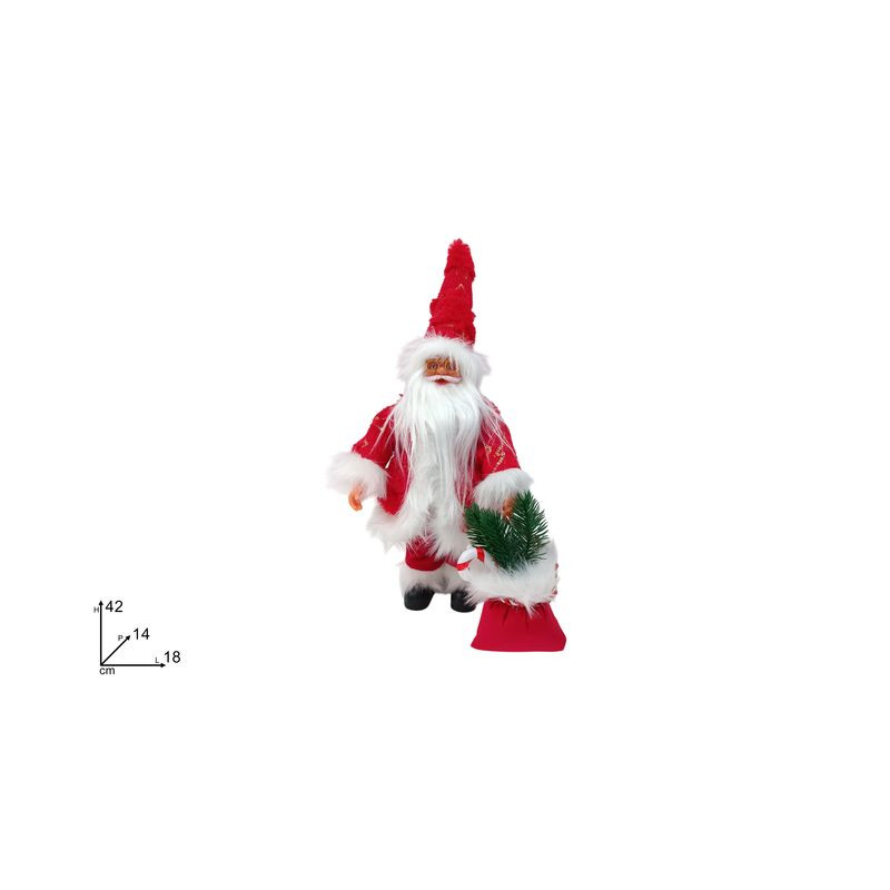 BABBO NATALE 42CM C/VESTITO IN PELLICCIA EAN 8053482446264 INGROSSO PUPAZZI E GNOMI NATALIZI BABBO NATALE 42CM C/VESTITO IN PELLICCIA EAN 8053482446264 INGROSSO PUPAZZI E GNOMI NATALIZI