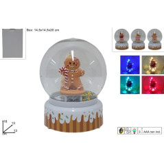 AMPOLLA PLAST.OMINO CAKE LUC MUSIC MOVIM EAN 8053482249681 INGROSSO OGGETTISTICA NATALIZIA