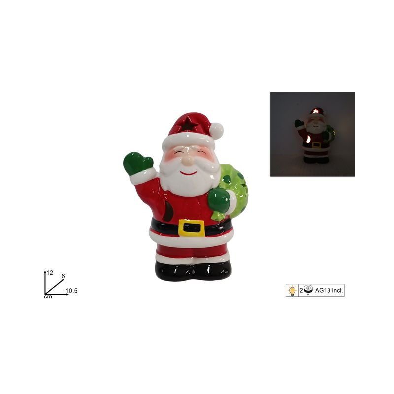 BABBO NATALE 12CM CON LUCE EAN 8053482269245 INGROSSO OGGETTISTICA NATALIZIA BABBO NATALE 12CM CON LUCE EAN 8053482269245 INGROSSO OGGETTISTICA NATALIZIA