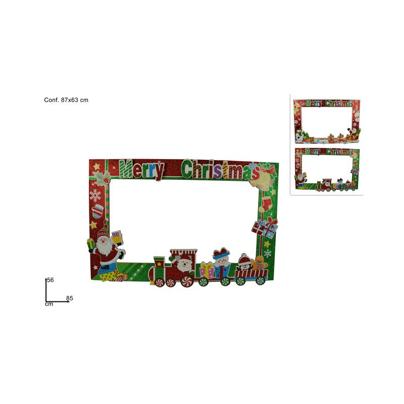 CORNICE SELFIE PHOTO BOOTH MERRY CHRISTM EAN 8033113884412 INGROSSO OGGETTISTICA NATALIZIA