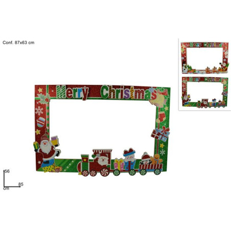 CORNICE SELFIE PHOTO BOOTH MERRY CHRISTM EAN 8033113884412 INGROSSO OGGETTISTICA NATALIZIA