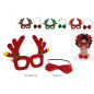 OCCHIALI CORNA RENNA CON PAPILLON 3 COL. EAN 8053482403830 INGROSSO OGGETTISTICA NATALIZIA