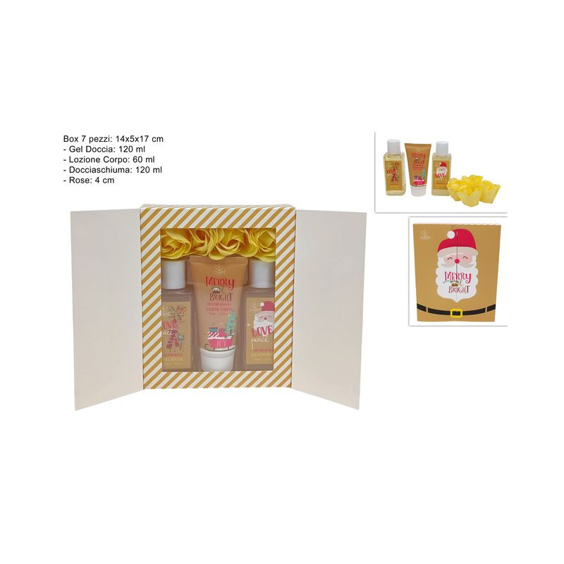 SET DA BAGNO 3PZ CONF. REG. BABBO N. ORO EAN 8053482402147 INGROSSO OGGETTISTICA NATALIZIA SET DA BAGNO 3PZ CONF. REG. BABBO N. ORO EAN 8053482402147 INGROSSO OGGETTISTICA NATALIZIA
