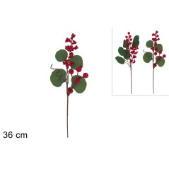 RAMO BACCHE 36CM 2 ASS. EAN 8053482142494 INGROSSO FIORI FINTI NATALIZI