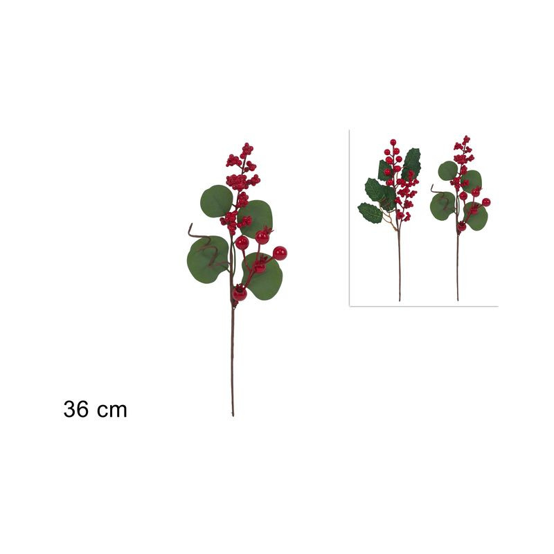 RAMO BACCHE 36CM 2 ASS. EAN 8053482142494 INGROSSO FIORI FINTI NATALIZI RAMO BACCHE 36CM 2 ASS. EAN 8053482142494 INGROSSO FIORI FINTI NATALIZI