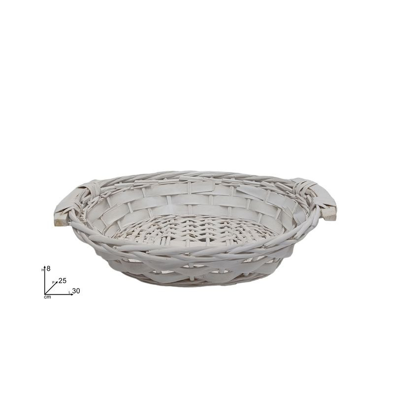 CESTINO OVALE 32X25CM BIANCO EAN 8033113332333 INGROSSO CESTI NATALIZI CESTINO OVALE 32X25CM BIANCO EAN 8033113332333 INGROSSO CESTI NATALIZI