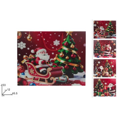 BUSTA REG. ORIZZ. 45.5X33X12CM BABBO NAT EAN 8053482508566 INGROSSO SACCHETTI E SHOPPER NATALIZI