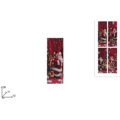 BUSTA REGALO 36X12X11CM BABBO NAT. 4ASS EAN 8053482508504 INGROSSO SACCHETTI E SHOPPER NATALIZI