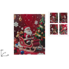 BUSTA REGALO 61X44X17CM BABBO NAT. 4ASS EAN 8053482508535 INGROSSO SACCHETTI E SHOPPER NATALIZI