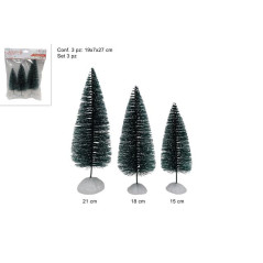 ALBERI INNEVATI SET 3 PZ EAN 8053482248486 INGROSSO ALBERI DI NATALE