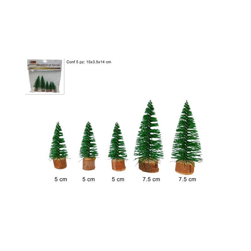 ALBERI PINI 5PZ 5-7 5-8CM EAN 8053482160276 INGROSSO ALBERI DI NATALE ALBERI PINI 5PZ 5-7 5-8CM EAN 8053482160276 INGROSSO ALBERI DI NATALE