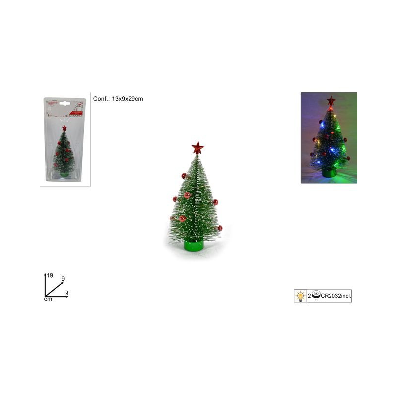 ALBERO C/LUCI IN BLISTER EAN 8053482125312 INGROSSO ALBERI DI NATALE