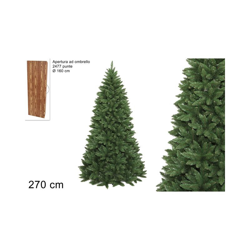 PINO EVEREST 270CM 2477 PUNTE EAN 8033113427794 INGROSSO ALBERI DI NATALE PINO EVEREST 270CM 2477 PUNTE EAN 8033113427794 INGROSSO ALBERI DI NATALE