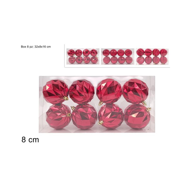 PALLE 8CM 8PZ ROSSE 3ASS IN PVC EAN 8053482406596 INGROSSO PALLINE DI NATALE PALLE 8CM 8PZ ROSSE 3ASS IN PVC EAN 8053482406596 INGROSSO PALLINE DI NATALE