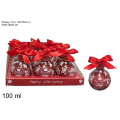 PALLINA NATALIZIA ROSSA C/100ML BAGNOSCH EAN 8053482393575 INGROSSO PALLINE DI NATALE