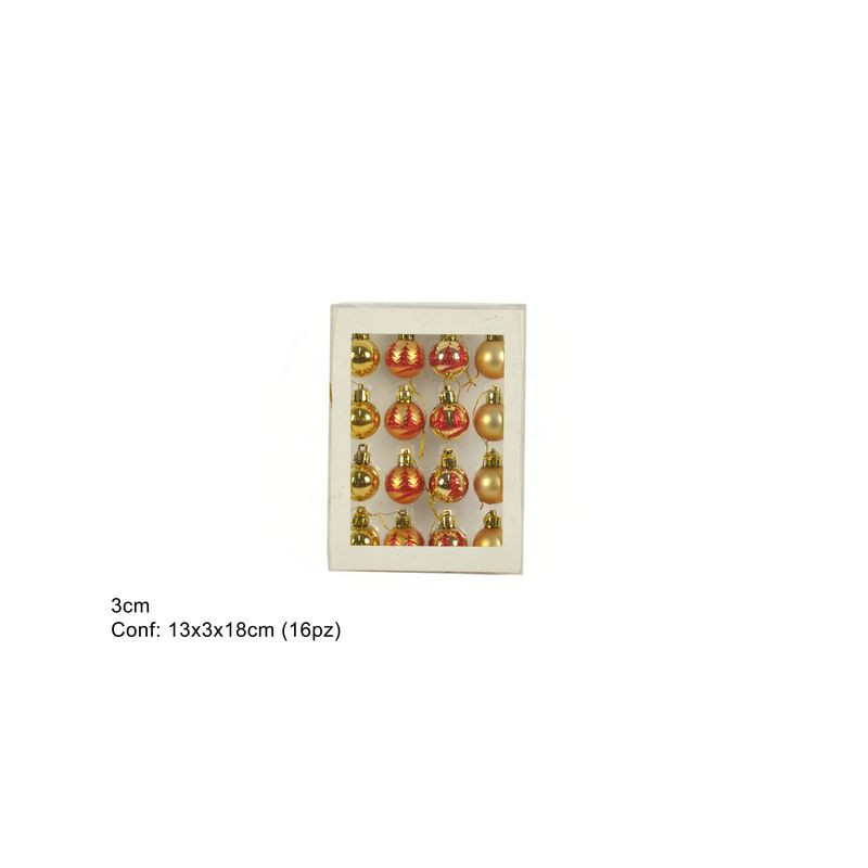 PALLINE 3CM SET 16PZ DECORATE ORO ROSSO EAN 8033113937439 INGROSSO PALLINE DI NATALE PALLINE 3CM SET 16PZ DECORATE ORO ROSSO EAN 8033113937439 INGROSSO PALLINE DI NATALE