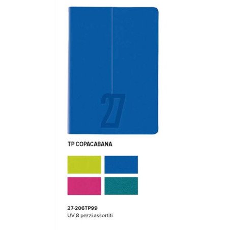 AGENDA 10,5X14,8 GIORN. COPACABANA 2027 EAN 8007748365417 INGROSSO AGENDE E CALENDARI