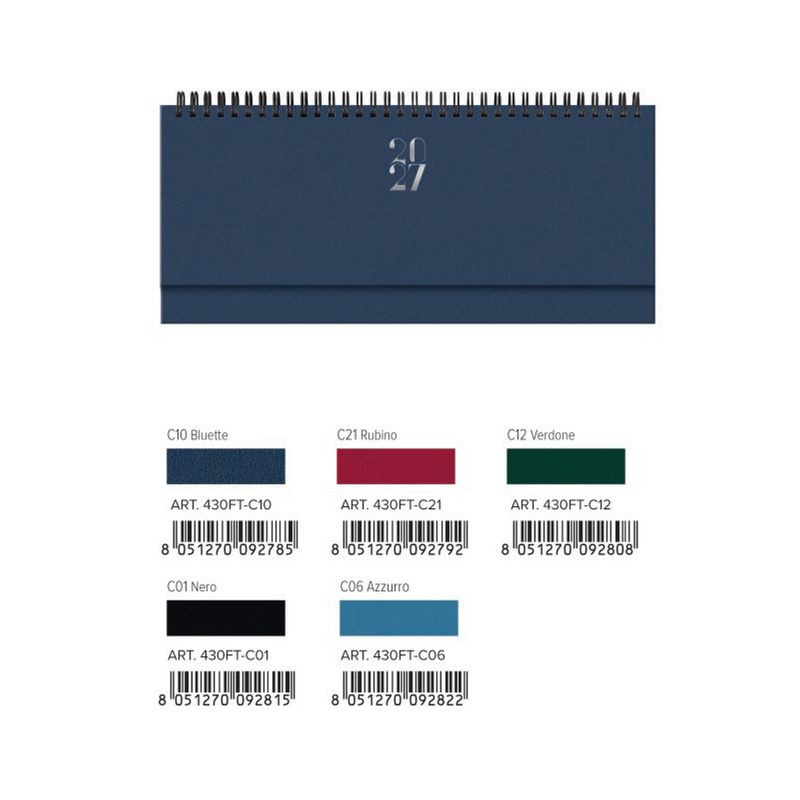 AGENDA 10,5X29,8 SETTIMAN. EGADI 2027 EAN 8051270092808 INGROSSO AGENDE E CALENDARI