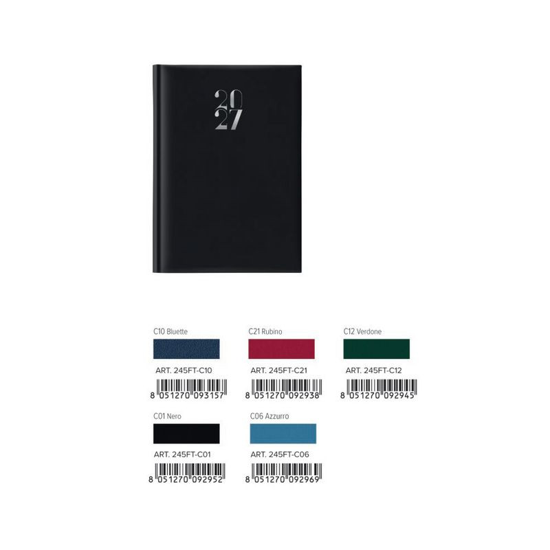 AGENDA 17X24 SETTIMANALE EGADI 2027 EAN 8051270092945 INGROSSO AGENDE E CALENDARI