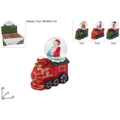 AMPOLLA TRENINO ASS ART.60268 S/3 EAN 8033113759079 INGROSSO OGGETTISTICA NATALIZIA