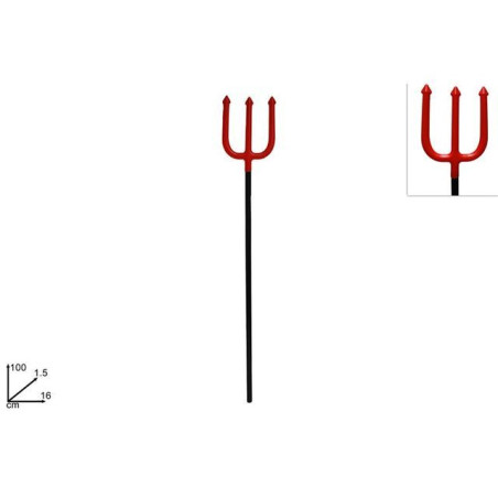 FORCONE DIAVOLO 100CM EAN 8033113439834 INGROSSO ARMI HALLOWEEN