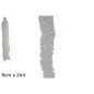 FILO ADDOBBO 2MTX9CM LAMIN. BIANCO/ORO EAN 8053482455815 INGROSSO GHIRLANDE NATALIZIE FILO ADDOBBO 2MTX9CM LAMIN. BIANCO/ORO EAN 8053482455815 INGROSSO GHIRLANDE NATALIZIE