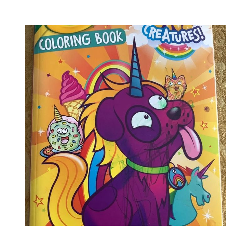 CRAYOLA UNI-CREATURES ALBUM DA COL. 64PG EAN 0071662106737 INGROSSO LIBRI PER BAMBINI
