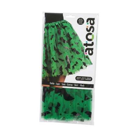 TUTU' 40CM PIPISTRELLI VERDE EAN 8422259840701 INGROSSO SET TRAVESTIMENTI HALLOWEEN